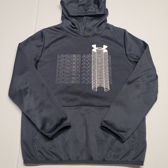 Under armour Boy’s Hoodie size Small color white black gray - Picture 1 of 5